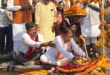 कलिबेश्वर महादेव मंदिर के प्राण प्रतिष्ठा समारोह में शामिल हुए मुख्यमंत्री श्री विष्णुदेव साय