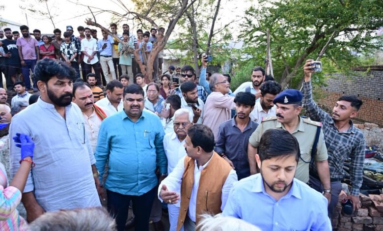 कुम्हारी थाना क्षेत्र अंतर्गत खपरी में गैस सिलेंडर ब्लास्ट की दर्दनाक घटना में एक ही परिवार के चार सदस्यों की मौत