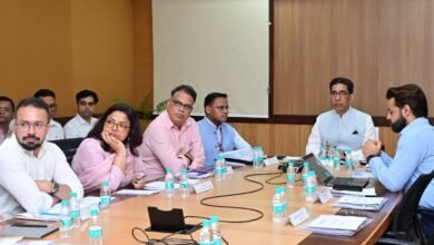 भारत सरकार के भूमि संसाधन सचिव ने छत्तीसगढ़ के मुख्य सचिव से की सौजन्य भेंट
