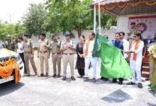 बलौदाबाजार में ‘नेक्स्ट जेन डायल-112’ वाहनों को राजस्व मंत्री ने दिखाई हरी झंडी