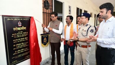 वित्त मंत्री श्री ओपी चौधरी ने पुलिस लाइन उर्दना में अत्याधुनिक पुलिस जिम का किया लोकार्पण
