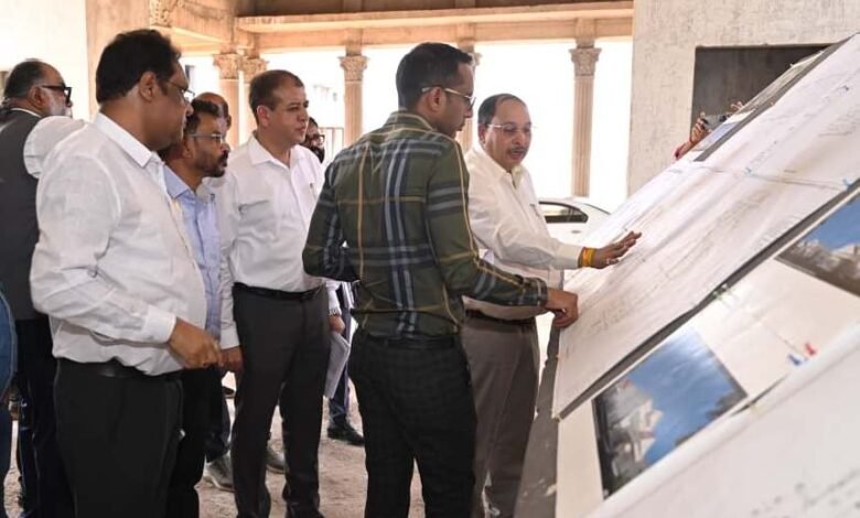 लोक निर्माण विभाग के सचिव ने विधानसभा भवन का किया निरीक्षण