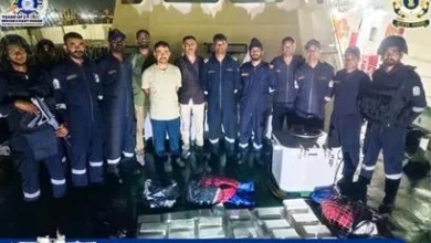 आईसीजी और एटीएस गुजरात ने 1150 करोड़ रुपये मूल्य की 115 कि.ग्रा. कोकीन जब्त की