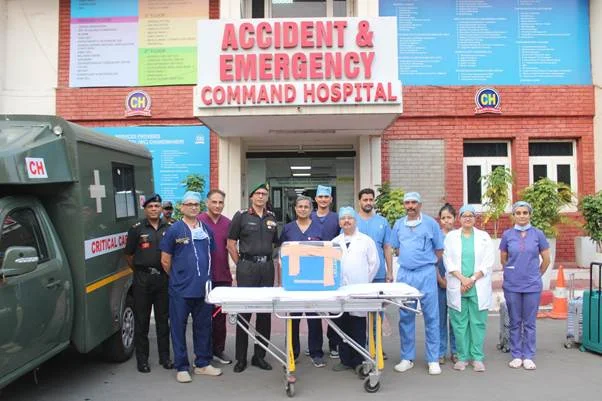 कमांड अस्पताल में बहु-अंग दान से अनेक जीवनों की रक्षा; संस्थान में पहली बार प्रत्याेरोपण हेतु हृदय निकासी