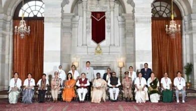 राष्ट्रपति ने 15 पुरस्कृत व्यक्तियों को किए राष्ट्रीय फ्लोरेंस नाइटिंगेल पुरस्कार प्रदान