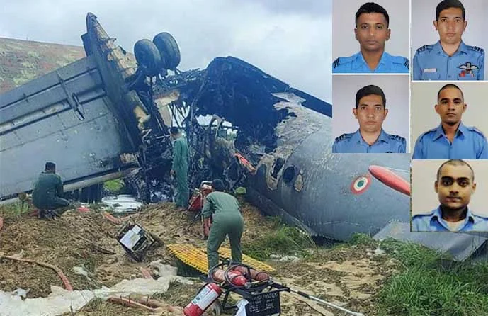 असम से बड़ी खबर: वायुसेना का AN-32 विमान क्रैश, देश के 5 वीर जवान शहीद असम से बड़ी खबर: वायुसेना का AN-32 विमान क्रैश, देश के 5 वीर जवान शहीद