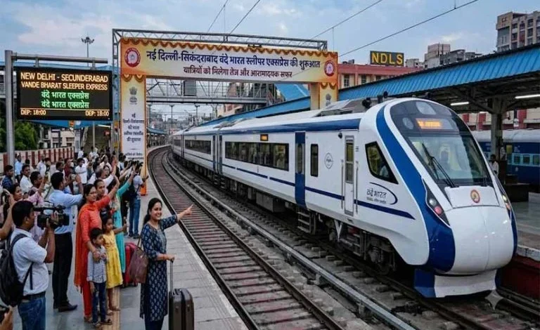 नई दिल्ली-सिकंदराबाद के बीच शुरू होगी वंदे भारत स्लीपर एक्सप्रेस नई दिल्ली-सिकंदराबाद के बीच शुरू होगी वंदे भारत स्लीपर एक्सप्रेस