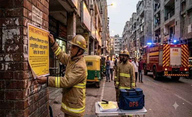 अग्निशमन विभाग की बड़ी कार्रवाई: दिल्ली की 450 इमारतों का होगा फायर सेफ्टी ऑडिट