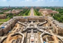 सेंट्रल विस्टा कॉरिडोर के लिए केंद्रीय सचिवालय मेट्रो स्टेशन पर काम शुरू