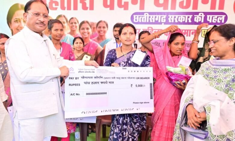 बड़ेकनेरा में लाभार्थियों से रूबरू हुए मुख्यमंत्री, महिलाओं, बच्चों और स्व-सहायता समूहों को विभिन्न योजनाओं के तहत मिला लाभ