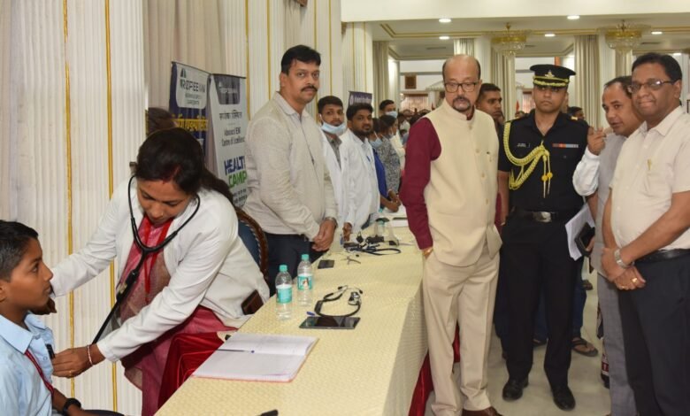 लोकभवन में बाल रोग शिविर आयोजित