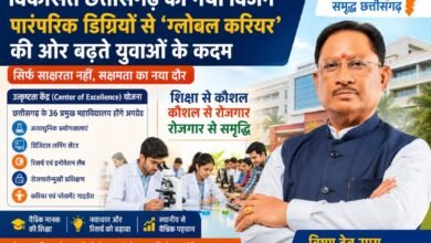 विकसित छत्तीसगढ़ का नया विजन: पारंपरिक डिग्रियों से ‘ग्लोबल करियर’ की ओर बढ़ते युवाओं के कदम