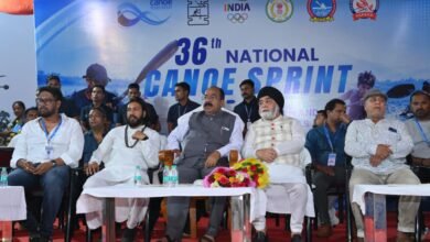 उप मुख्यमंत्री 36वें नेशनल कैनो स्प्रिंट चैंपियनशिप के समापन समारोह में हुए शामिल