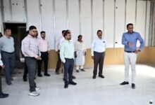 लोक निर्माण विभाग के सचिव ने निर्माणाधीन कंपोजिट बिल्डिंग के कार्यों का किया निरीक्षण