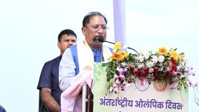 मुख्यमंत्री श्री विष्णुदेव साय ने खिलाड़ियों का बढ़ाया उत्साह: 2036 पौधों के रोपण से ओलंपिक मेजबानी के संकल्प को दी नई ऊर्जा