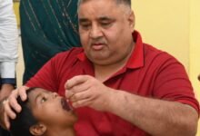 हर बच्चे तक पहुंचे पोलियो की सुरक्षा का कवच : पर्यटन एवं संस्कृति मंत्री श्री राजेश अग्रवाल ने पिलाई जीवनरक्षक खुराक