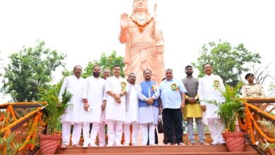 फॉरेस्ट रेस्ट हाउस “राम वाटिका” में स्थापित भगवान श्री राम की प्रतिमा को नमन कर प्राप्त किया आशीर्वाद