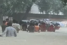 मूसलाधार बारिश से बिलासपुर बेहाल, स्कूलों में छुट्टी