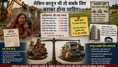 नकटी अतिक्रमण: संवेदना अपनी जगह, लेकिन कानून भी तो सबके लिए बराबर होना चाहिए।