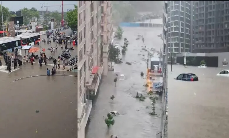 कई बड़े शहरों में आफत की बारिश, दिल्ली में निर्माणाधीन चार मंजिला इमारत ढही कई बड़े शहरों में आफत की बारिश, दिल्ली में निर्माणाधीन चार मंजिला इमारत ढही