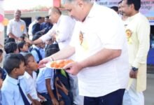 शाला प्रवेश उत्सव में गूंजा शिक्षा का उत्साह, मंत्री श्री राजेश अग्रवाल ने नवप्रवेशी बच्चों का किया आत्मीय स्वागत