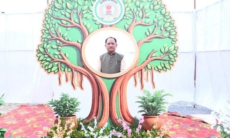 विधानसभा परिसर में ‘एक पेड़ मां के नाम 3.0’ अभियान के तहत हुआ वृहद पौधरोपण: मुख्यमंत्री श्री विष्णुदेव साय और विधानसभा अध्यक्ष डॉ. रमन सिंह ने लगाया रुद्राक्ष का पौधा विधानसभा परिसर में ‘एक पेड़ मां के नाम 3.0’ अभियान के तहत हुआ वृहद पौधरोपण: मुख्यमंत्री श्री विष्णुदेव साय और विधानसभा अध्यक्ष डॉ. रमन सिंह ने लगाया रुद्राक्ष का पौधा