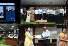 ई-ऑफिस एवं समयबद्ध उपस्थिति में उत्कृष्ट प्रदर्शन करने वाले अधिकारी-कर्मचारी सम्मानित
