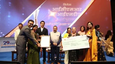 आईसीएमआर ने राष्ट्रीय ई-गवर्नेंस पुरस्कार 2026 में स्वर्ण पुरस्‍कार जीता