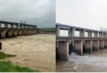 भारी बारिश से आफत: कोरबा में हसदेव नदी खतरे के निशान के ऊपर, दर्री बांध का खोला गया गेट