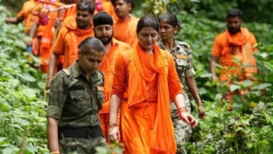 नदी, पहाड़ और जंगल पार करते हुए नई ऊर्जा के साथ आगे बढ़ रही भावना की कांवड़ पदयात्रा