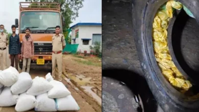 टायर में छिपा रखा था 75 लाख का गांजा, दो तस्कर गिरफ्तार