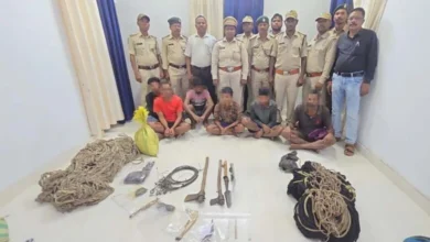 इन्द्रावती टाइगर रिजर्व में वन्यजीव शिकार पर बड़ी कार्रवाई, 6 आरोपी गिरफ्तार