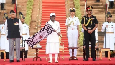 राष्ट्रपति ने पीबीजी सोल्जरेथॉन को हरी झंडी दिखाकर किया रवाना राष्ट्रपति ने पीबीजी सोल्जरेथॉन को हरी झंडी दिखाकर किया रवाना