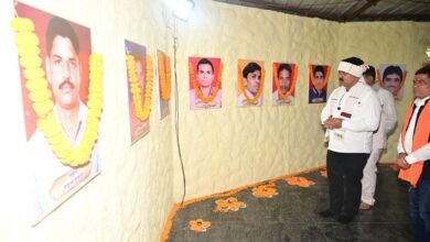 झीरम पहुंच उप मुख्यमंत्री श्री विजय शर्मा ने शहीदों को दी श्रद्धांजलि