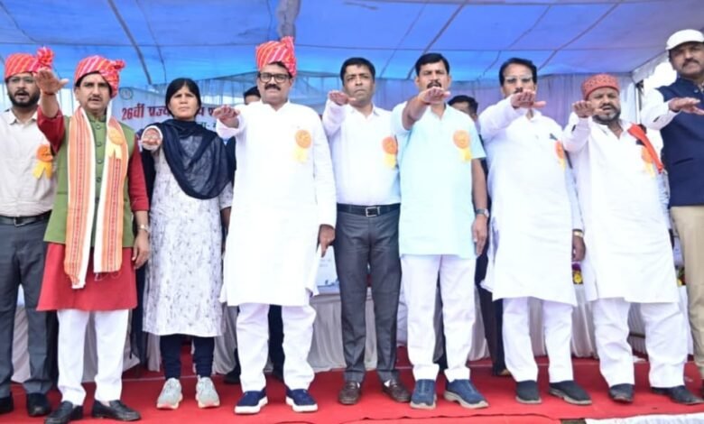केंद्रीय राज्य मंत्री श्री तोखन साहू ने चार दिवसीय प्रतियोगिता का किया उद्घाटन, पांचों संभागों के 540 खिलाड़ियों ने किया आकर्षक मार्चपास्ट
