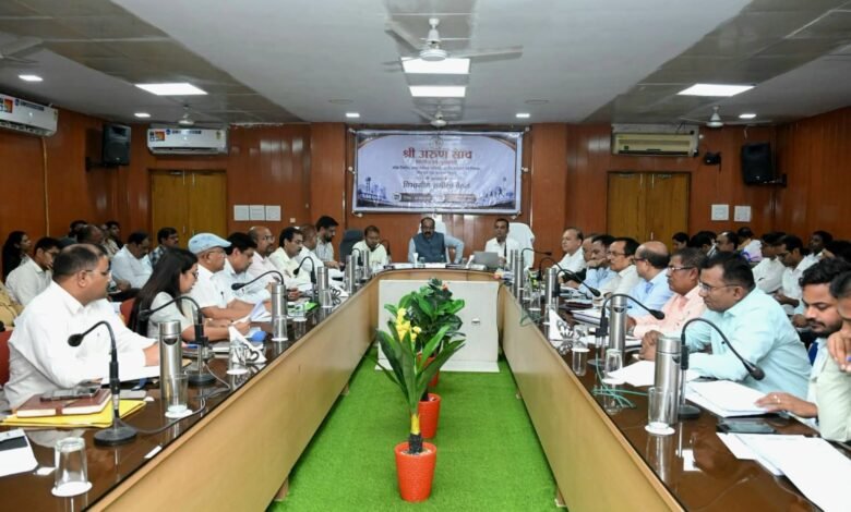 नगरीय निकायों के प्रगतिरत कार्यों में तेजी लाने के निर्देश, धीमी प्रगति पर जताई नाराजगी