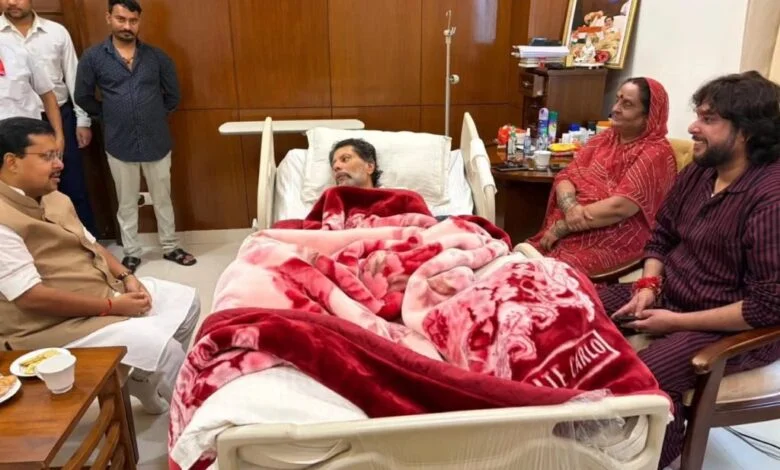 भाजपा अध्यक्ष नितिन नबीन की किरण सिंह देव से मुलाकात, ली इलाज की जानकारी