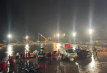 महादेवघाट के विसर्जन कुण्ड में गणपति की छोटी और बड़ी मूर्तियों के विसर्जन का सिलसिला शुरू