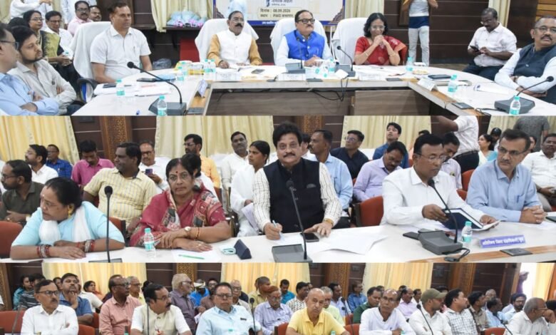 दुर्ग में आयोजित हुई उच्च स्तरीय बैठक दुर्ग में आयोजित हुई उच्च स्तरीय बैठक