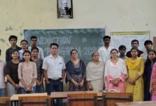 एमएससी गणित के नवप्रवेशित विद्यार्थियों का इंडक्शन कार्यक्रम आयोजित