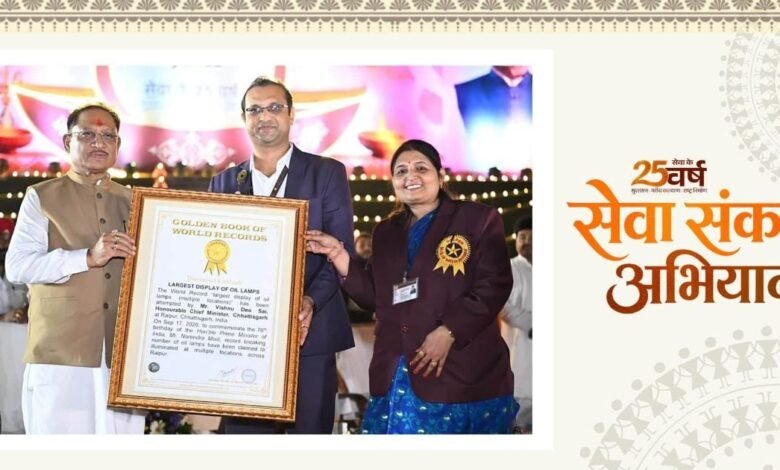 रायपुर में 25 लाख से अधिक दीप प्रज्वलित, प्रदेशभर में 1.50 करोड़ से अधिक दीयों से जगमगाया छत्तीसगढ़