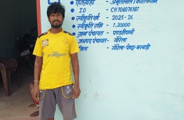 प्रधानमंत्री श्री नरेन्द्र मोदी के ‘हर परिवार को पक्का घर’ के विजन से साकार हुआ अमृतलाल का सपना प्रधानमंत्री श्री नरेन्द्र मोदी के ‘हर परिवार को पक्का घर’ के विजन से साकार हुआ अमृतलाल का सपना