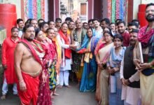 मुख्यमंत्री श्री साय ने  लिंगराज मंदिर में सपत्नीक की पूजा-अर्चना
