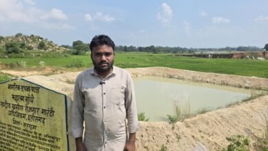 उमेश प्रसाद गुप्ता की भूमि पर डबरी निर्माण से खेती को मिली सिंचाई की सुविधा