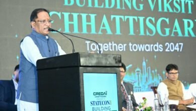 मुख्यमंत्री क्रेडाई छत्तीसगढ़ स्टेटकॉन-2026 ‘बिल्डिंग विकसित छत्तीसगढ़’ कार्यक्रम में हुए शामिल मुख्यमंत्री क्रेडाई छत्तीसगढ़ स्टेटकॉन-2026 ‘बिल्डिंग विकसित छत्तीसगढ़’ कार्यक्रम में हुए शामिल