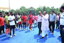 छत्तीसगढ़ हॉकी लीग : चयन ट्रायल के पहले दिन 223 खिलाड़ी उतरे मैदान पर, उप मुख्यमंत्री श्री अरुण साव ने खिलाड़ियों से की मुलाकात