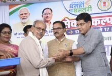 अंतर्राष्ट्रीय वृद्धजन दिवस पर 500 बुजुर्गों का शॉल-श्रीफल से सम्मान