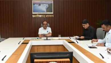 माननीय राष्ट्रपति महोदय के प्रस्तावित छत्तीसगढ़ प्रवास की तैयारियों को लेकर मुख्य सचिव की अध्यक्षता में उच्च स्तरीय समीक्षा बैठक आयोजित