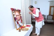 राष्ट्रीय एकता दिवस पर मुख्यमंत्री ने सरदार पटेल के अतुलनीय योगदान को किया याद