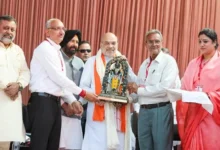 शाह ने पंजाब में विजयदशमी उत्सव में चिट्टे के प्रतीकात्मक रावण का किया दहन